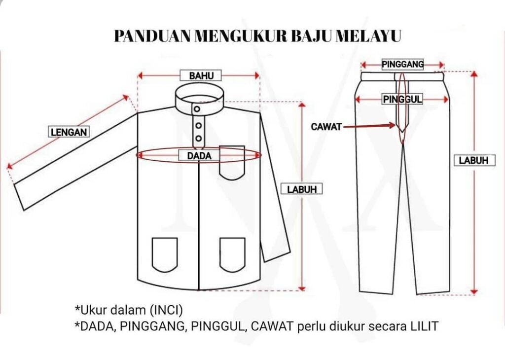 ukuran baju